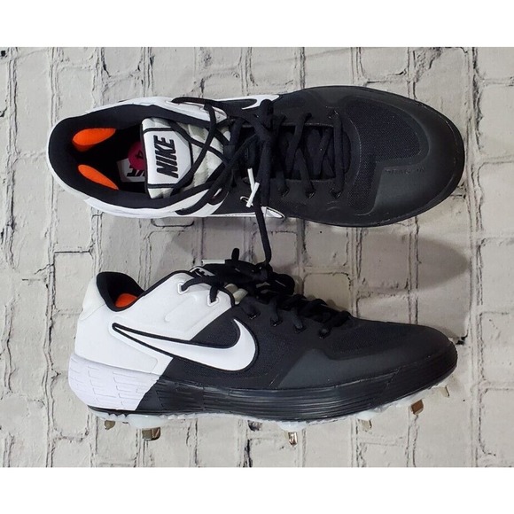 Nike Alpha Huarache Elite 2 Baseball Cleats AJ6873-004 Black White MENS SIZE 14 main image 8